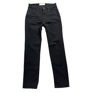 Jeanerica HW005 Black 2 Weeks Straight Jeans Size 27